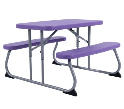 Purple Kids Picnic Table