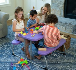 IMG 0104 1740550674 1 Purple Kids Picnic Table